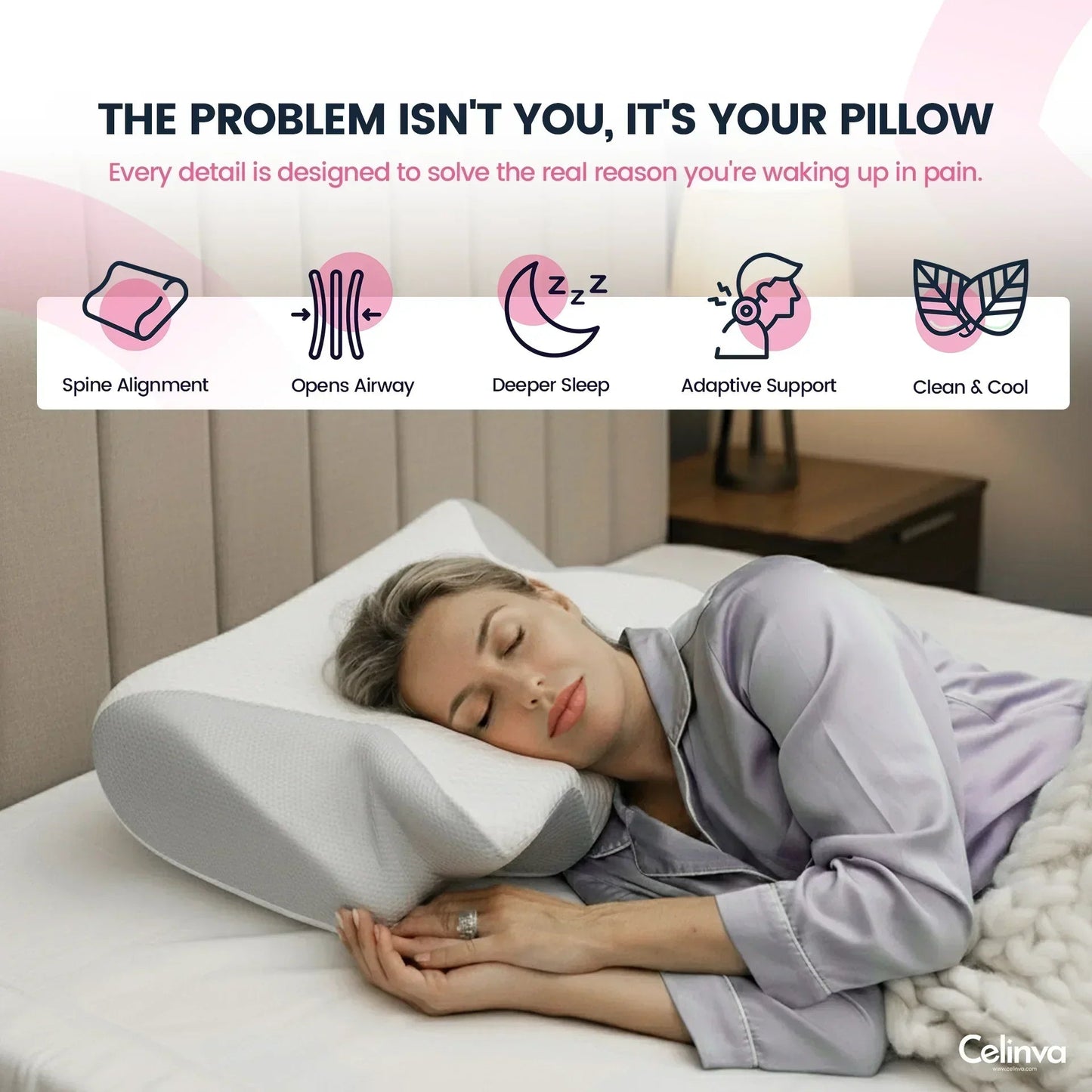 FREE Ergonomic Pillow